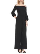 Vince Camuto Gilded Rose Wide-leg Off-the-shoulder Jumpsuit