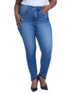 Melissa Mccarthy Seven7 Plus Step-hem Skinny Jeans