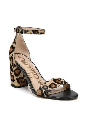 Sam Edelman Odila Leopard-print Calf Hair Sandals