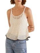 Mango Marsella Crochet Top