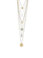 Lucky Brand Dark Magic Two-tone Crystal Layered Necklace