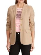 Lauren Ralph Lauren Petite Cotton Button-front Blazer