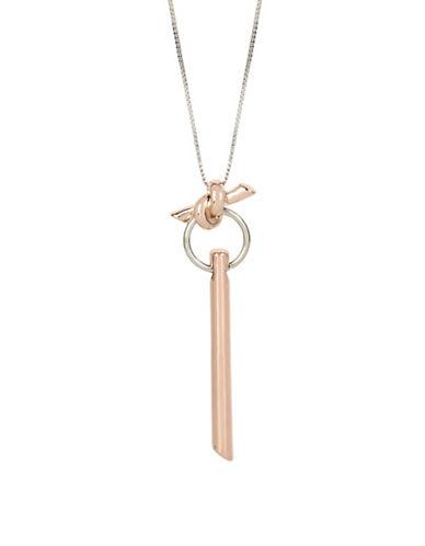 Kenneth Cole New York Knotty By Nature Stick Pendant Long Necklace