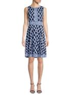 Michael Michael Kors Contrast A-line Dress