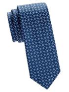 Hugo Interlocking Square Silk Tie