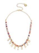 Bcbgeneration Sunkissed Affirmation Charm Frontal Necklace