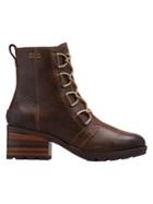 Sorel Cate Lace Waterproof Leather Booties