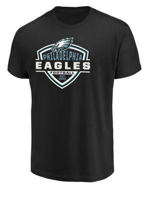 Majestic Philadelphia Eagles Nfl Primary Receiver Cotton Tee