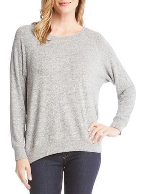 Karen Kane Embellished Heathered Sweater