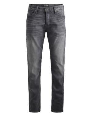 Jack & Jones Mike Comfort-fit Stretch-cotton Jeans