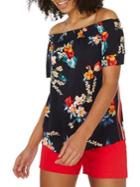 Dorothy Perkins Tina Tropical Bardot Blouse