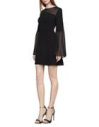 Bcbgmaxazria Finley Bell-sleeve A-line Dress