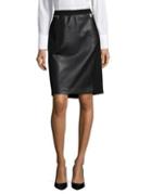 Karl Lagerfeld Suits Faux Leather Skirt