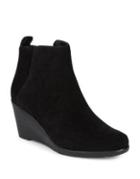 Blondo Vor Suede Wedge Ankle Booties