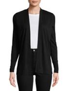 Michael Michael Kors Ribbed Open Front Cardigan