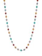 Anne Klein Multicolor Crystal Single-strand Necklace