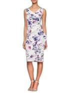 Alex Evenings Floral-print Sleeveless Sheath Dress