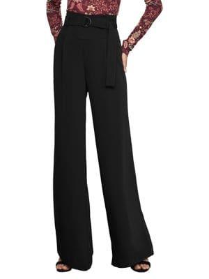 Bcbgmaxazria Wide-leg Satin Pants