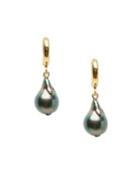 Sole Society Imitation Baroque Pearl Earrings