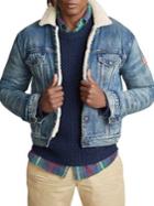Polo Ralph Lauren Faux Shearling Lined Denim Jacket