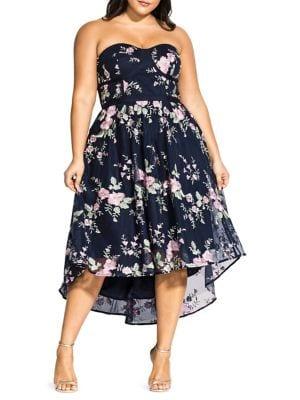City Chic Plus Aphrodite A-line Dress