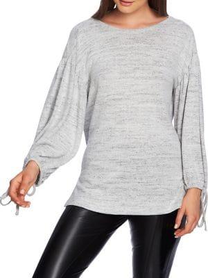 1.state V-back Long-sleeve Top