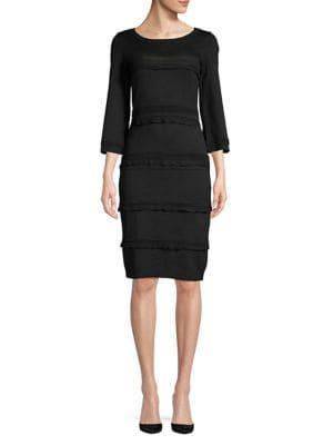 Gabby Skye Tiered Sweater Dress