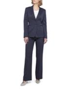 Tahari Arthur S. Levine Peak Lapel Two-button Jacket Pant Suit