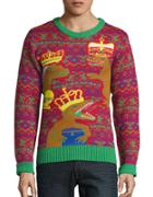 American Stitch Three Kings Dinosaur Ugly Christmas Sweater