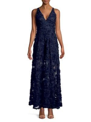 Xscape Petite Sleeveless Floral Dress