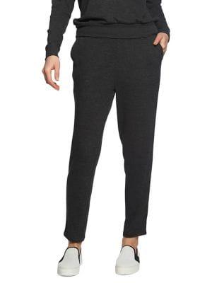 1.state Heathered Stripe Ankle Joggers
