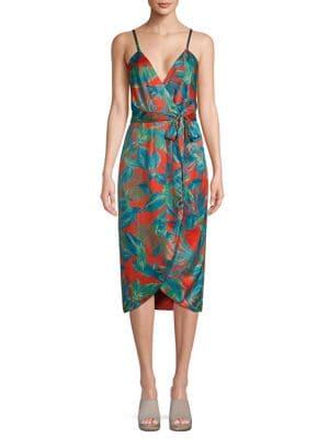 Nicole Miller New York Flora Wrap Dress