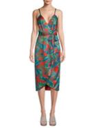 Nicole Miller New York Flora Wrap Dress