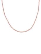Sonatina 18k Rose Gold Beaded Necklace