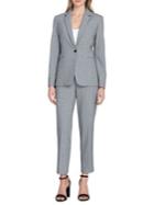 Tahari Arthur S. Levine Petite Windowpane Jacket And Pant Suit