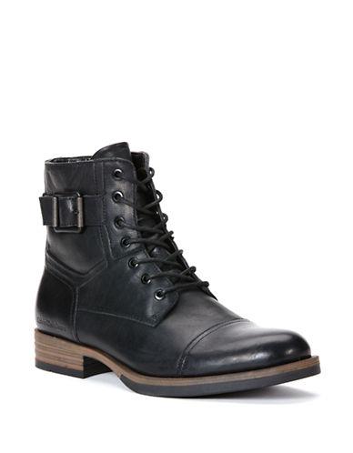 Calvin Klein Roberts Leather Lace-up Boots