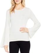 Vince Camuto Ribbed Bell-sleeve Sweater