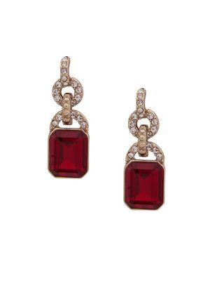Ralph Lauren Faceted Crystal Drop Earrings