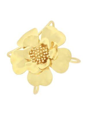 Jessica Simpson Floral Cuff Bracelet