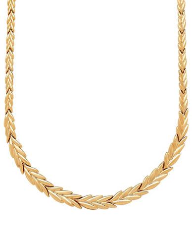 Lord & Taylor 14k Yellow Gold Vine Leaf Necklace
