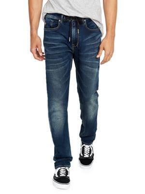 Buffalo David Bitton Casper Sand Blasted Slim-fit Jeans
