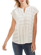 Vince Camuto Extended-shoulder Textured Gauze Blouse