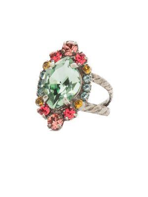 Sorrelli Vivid Horizons Eustoma Crystal Cocktail Ring