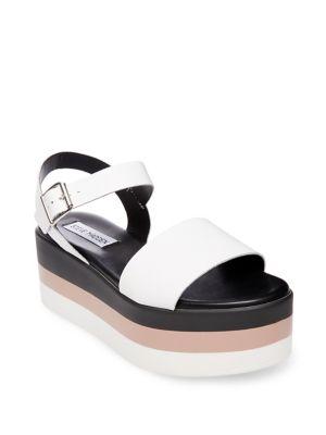 Steve Madden Holly Leather Platform Sandals