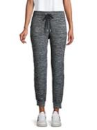 Calvin Klein Performance Heathered Side-striped Joggers