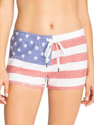 Pj Salvage Usa Love Printed Shorts
