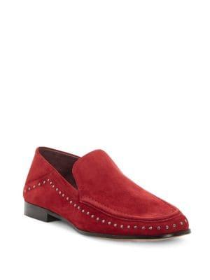 Vince Camuto Jendeya Studded Suede Loafers