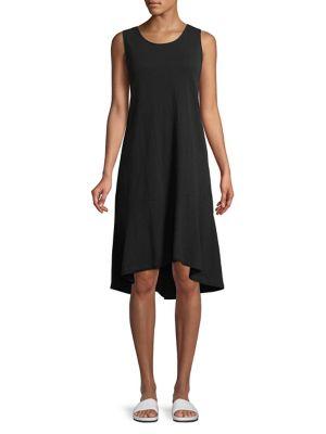Lord & Taylor Plus Sleeveless Sharkbite Dress
