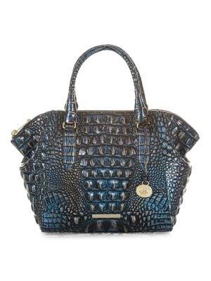 Brahmin Mini Melbourne Camila Leather Satchel