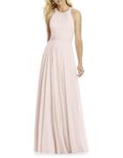 After Six Chiffon Halter Gown